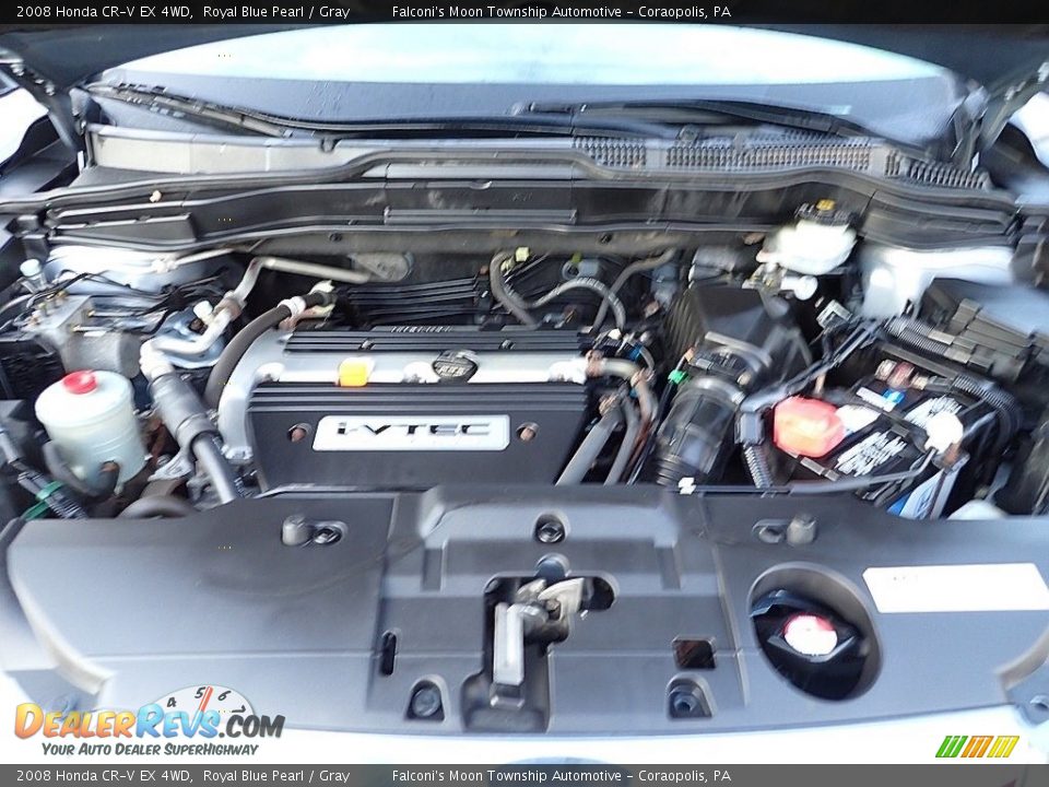 2008 Honda CR-V EX 4WD Royal Blue Pearl / Gray Photo #30