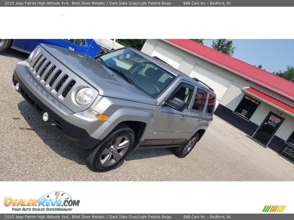 2015 Jeep Patriot High Altitude 4x4 Billet Silver Metallic / Dark Slate Gray/Light Pebble Beige Photo #24