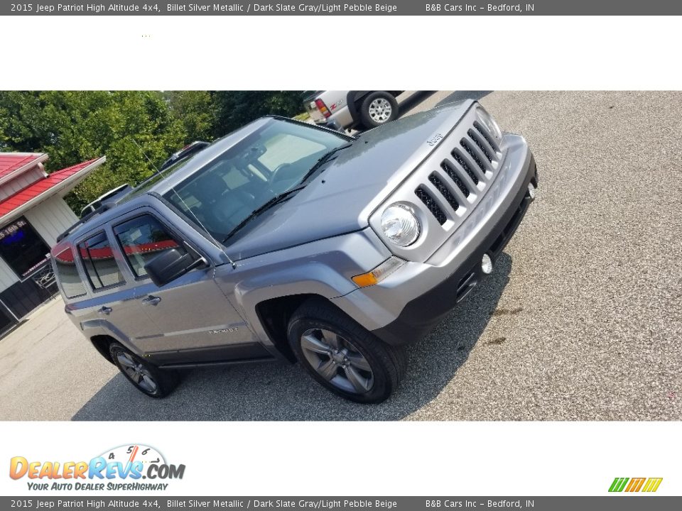 2015 Jeep Patriot High Altitude 4x4 Billet Silver Metallic / Dark Slate Gray/Light Pebble Beige Photo #25