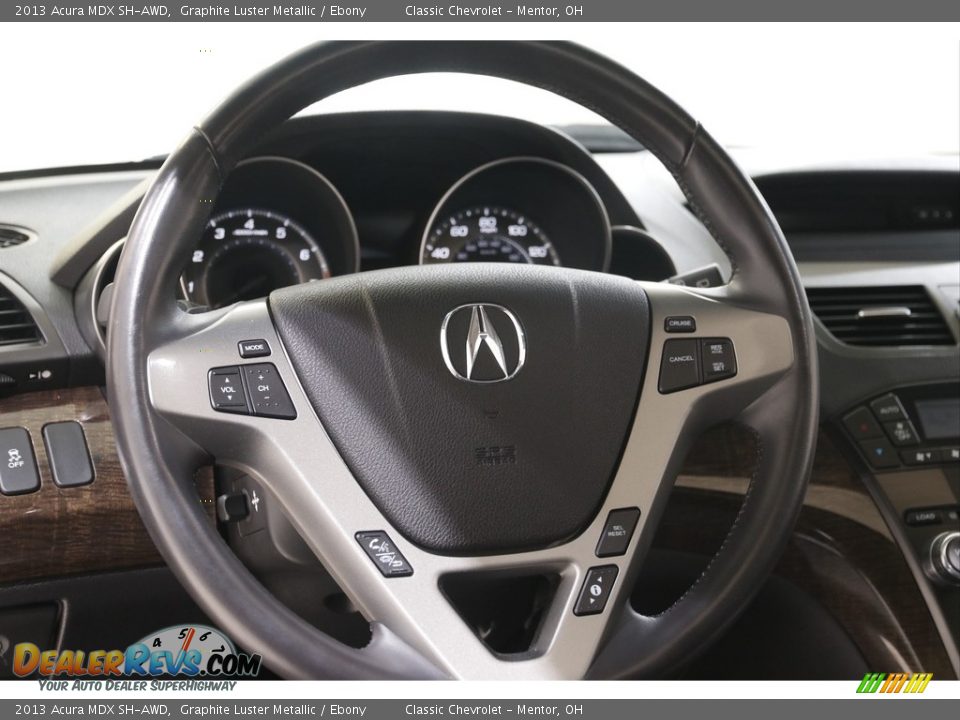 2013 Acura MDX SH-AWD Graphite Luster Metallic / Ebony Photo #7