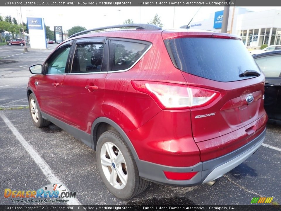 2014 Ford Escape SE 2.0L EcoBoost 4WD Ruby Red / Medium Light Stone Photo #2