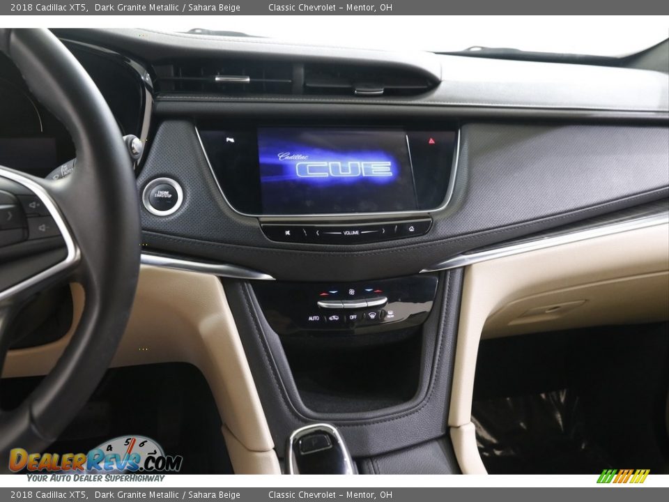 2018 Cadillac XT5 Dark Granite Metallic / Sahara Beige Photo #9