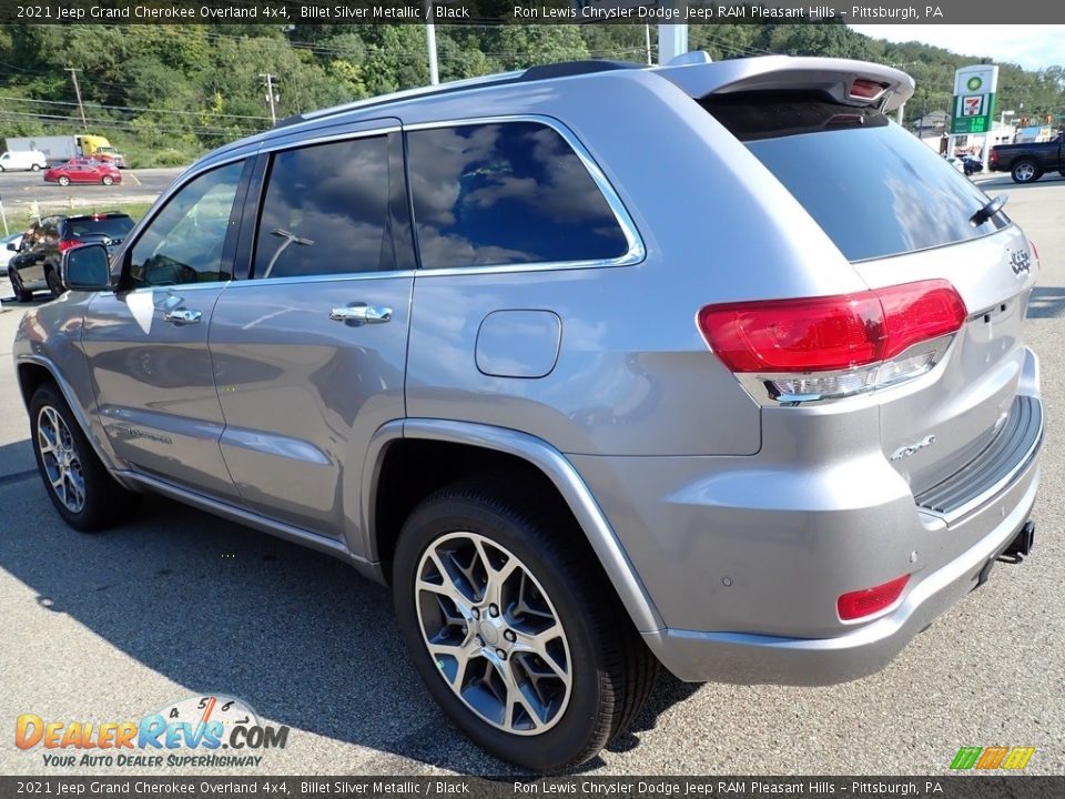 2021 Jeep Grand Cherokee Overland 4x4 Billet Silver Metallic / Black Photo #3