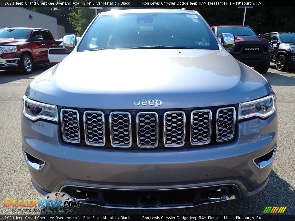 2021 Jeep Grand Cherokee Overland 4x4 Billet Silver Metallic / Black Photo #9