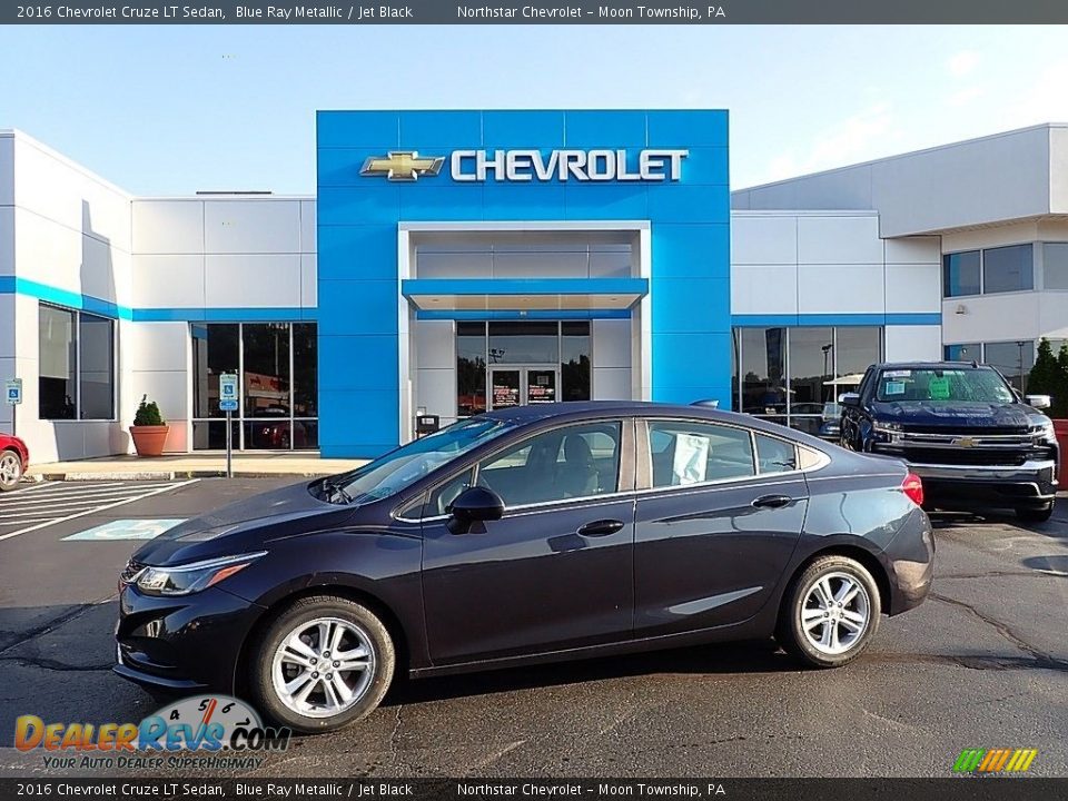 2016 Chevrolet Cruze LT Sedan Blue Ray Metallic / Jet Black Photo #1