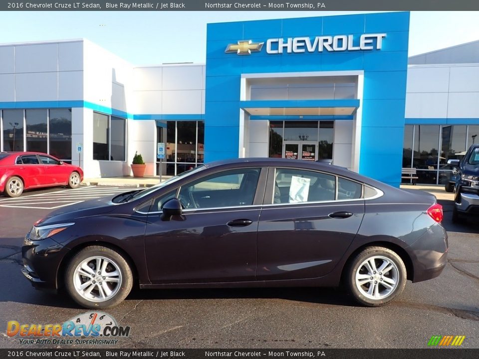 2016 Chevrolet Cruze LT Sedan Blue Ray Metallic / Jet Black Photo #3