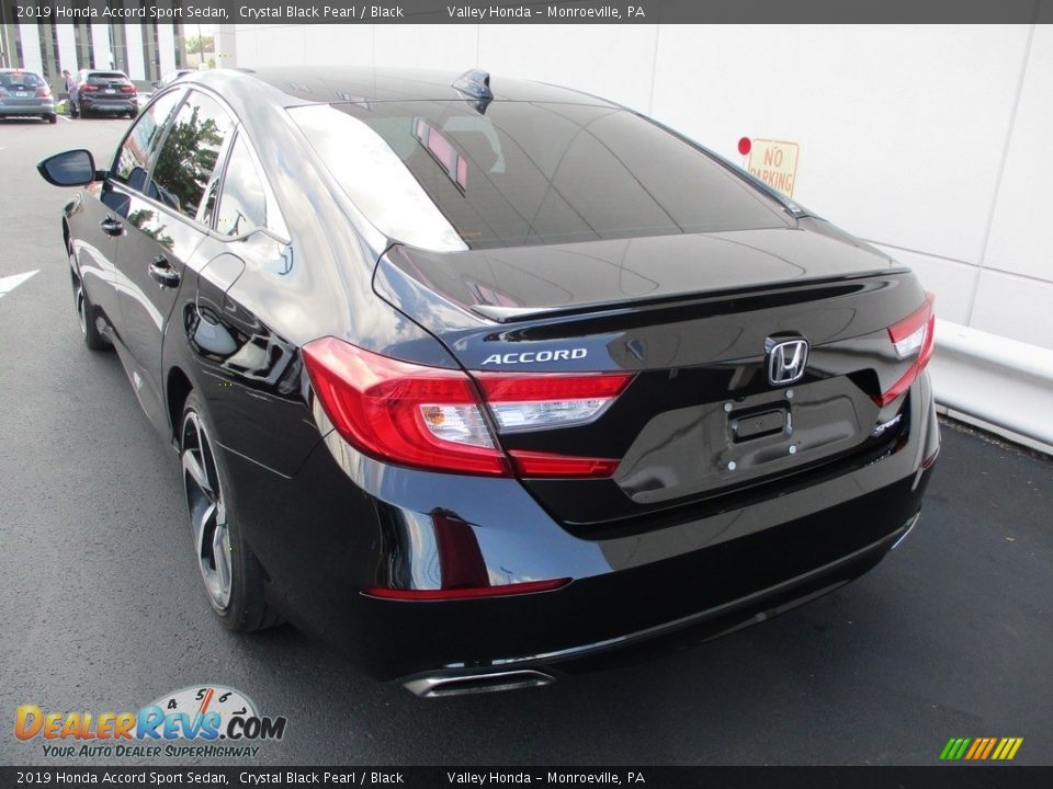 2019 Honda Accord Sport Sedan Crystal Black Pearl / Black Photo #3