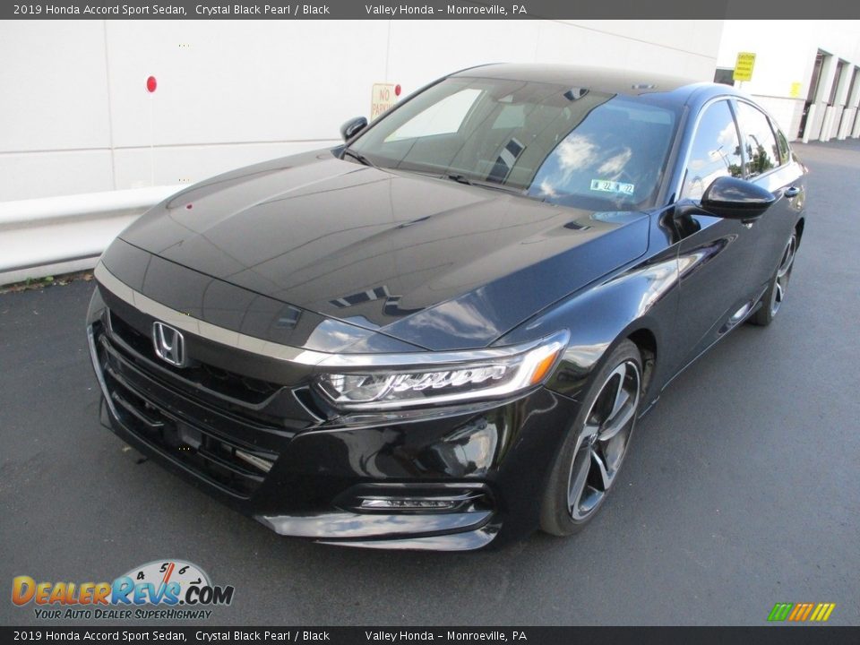 2019 Honda Accord Sport Sedan Crystal Black Pearl / Black Photo #9