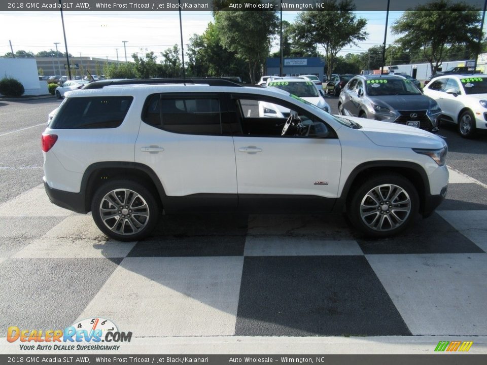 White Frost Tricoat 2018 GMC Acadia SLT AWD Photo #3