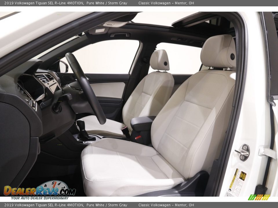 2019 Volkswagen Tiguan SEL R-Line 4MOTION Pure White / Storm Gray Photo #5