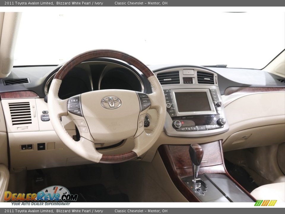 2011 Toyota Avalon Limited Blizzard White Pearl / Ivory Photo #6