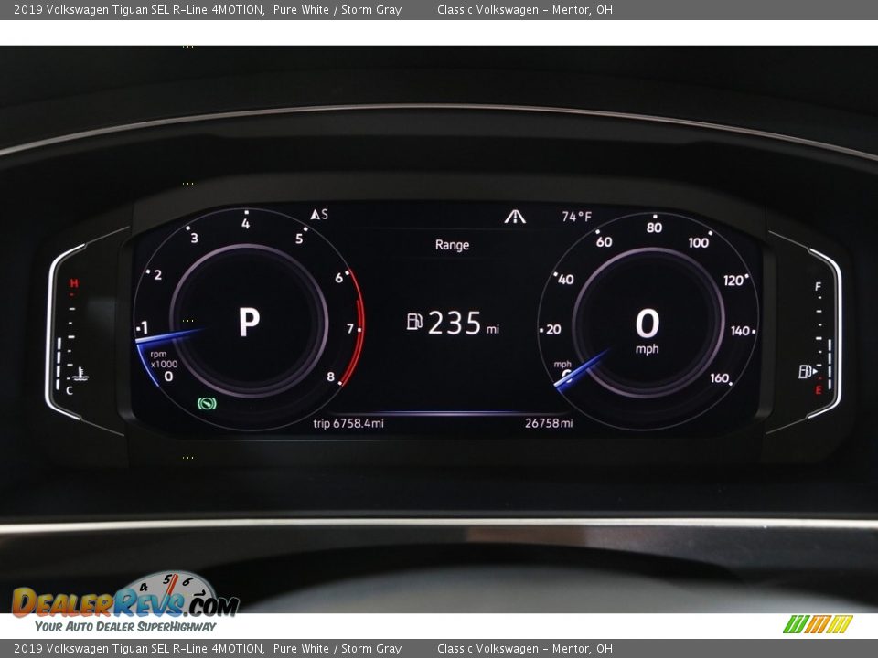 2019 Volkswagen Tiguan SEL R-Line 4MOTION Pure White / Storm Gray Photo #8