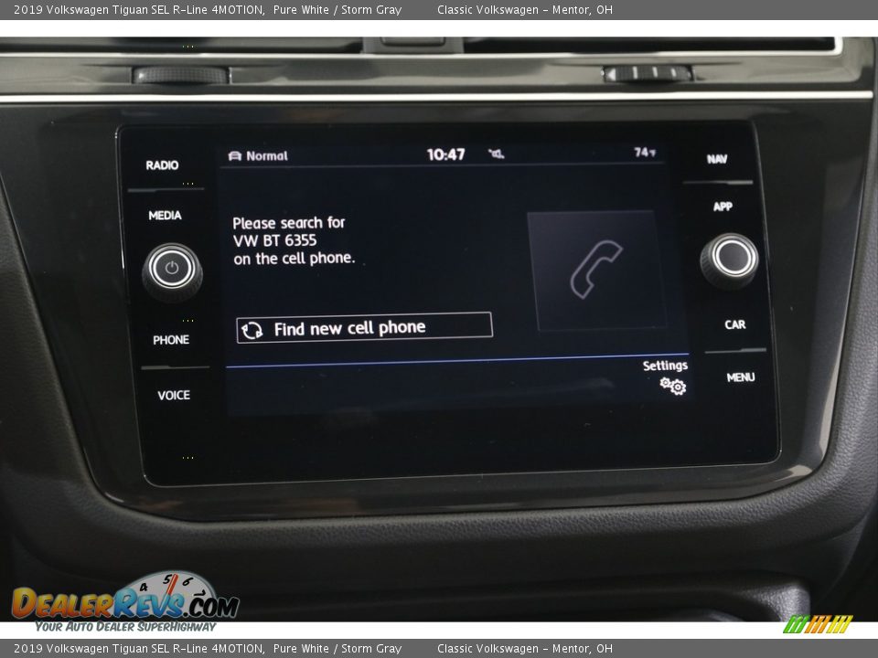 2019 Volkswagen Tiguan SEL R-Line 4MOTION Pure White / Storm Gray Photo #12