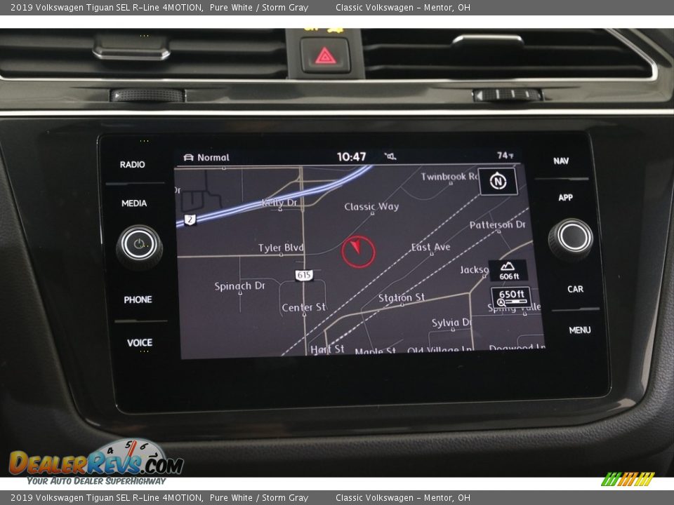 2019 Volkswagen Tiguan SEL R-Line 4MOTION Pure White / Storm Gray Photo #13