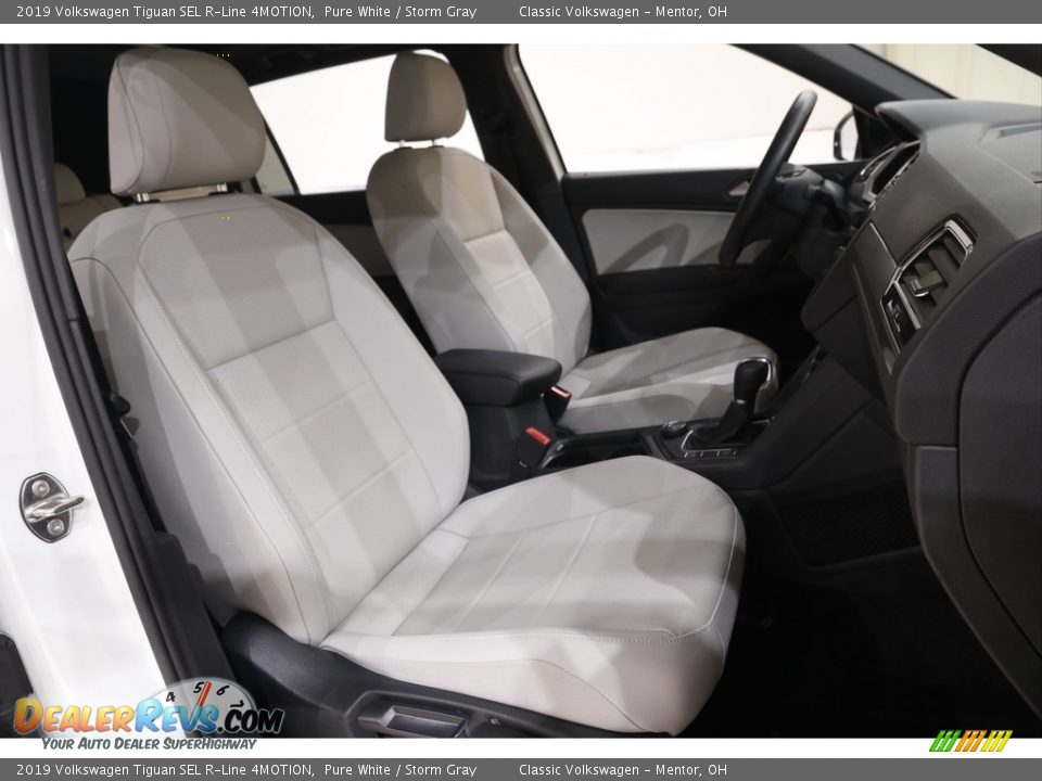 2019 Volkswagen Tiguan SEL R-Line 4MOTION Pure White / Storm Gray Photo #15