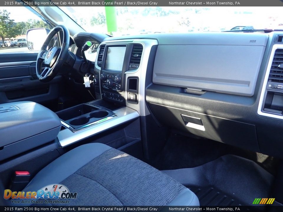 Dashboard of 2015 Ram 2500 Big Horn Crew Cab 4x4 Photo #12