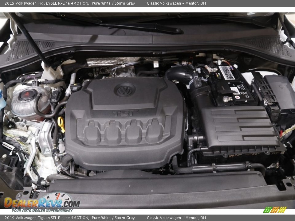 2019 Volkswagen Tiguan SEL R-Line 4MOTION Pure White / Storm Gray Photo #19
