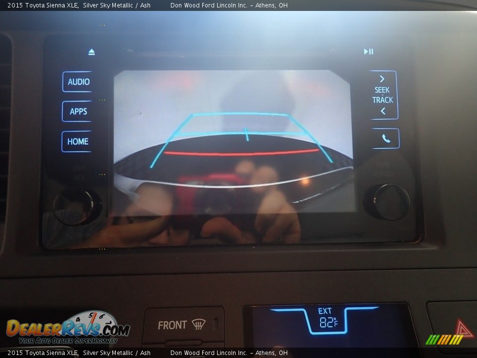 2015 Toyota Sienna XLE Silver Sky Metallic / Ash Photo #4