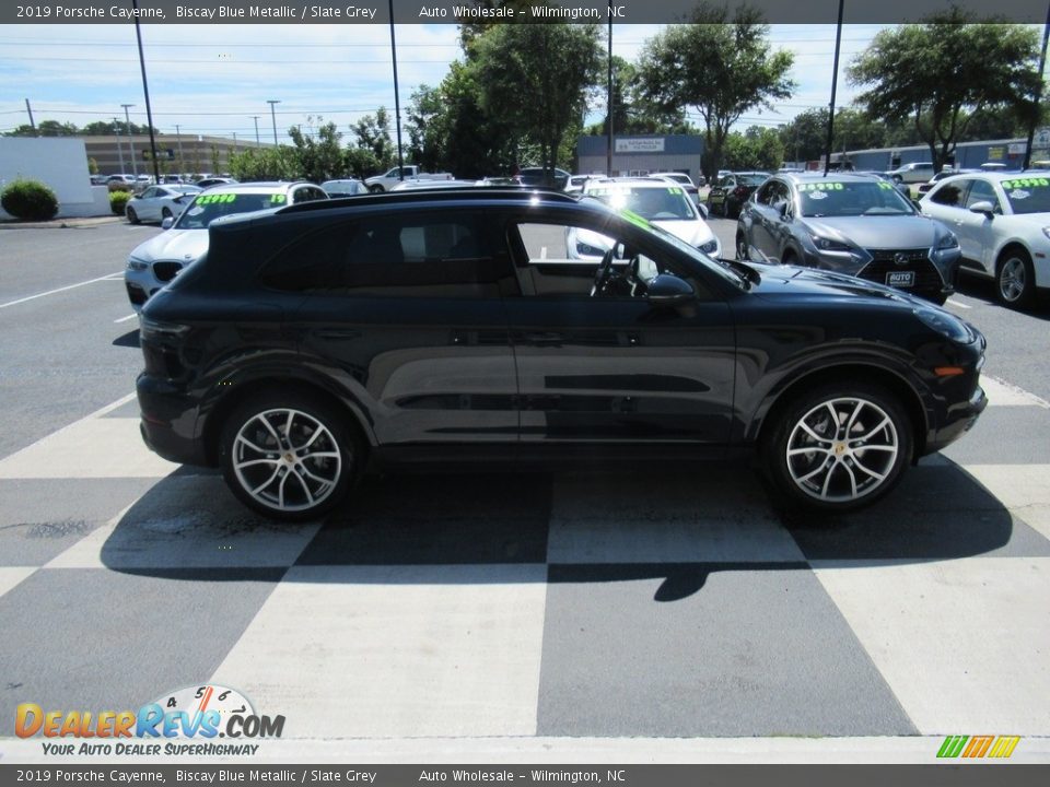 2019 Porsche Cayenne Biscay Blue Metallic / Slate Grey Photo #3