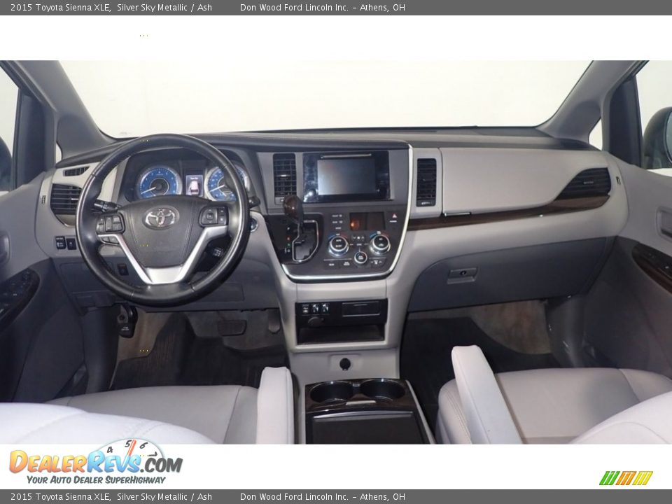 2015 Toyota Sienna XLE Silver Sky Metallic / Ash Photo #24