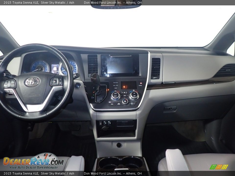 2015 Toyota Sienna XLE Silver Sky Metallic / Ash Photo #25