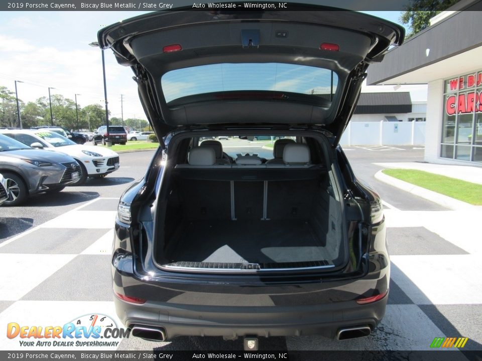 2019 Porsche Cayenne Biscay Blue Metallic / Slate Grey Photo #5