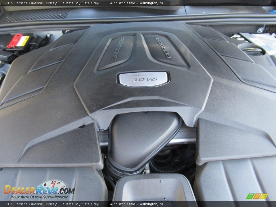 2019 Porsche Cayenne Biscay Blue Metallic / Slate Grey Photo #6