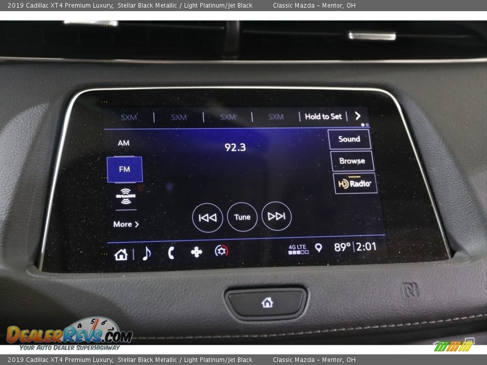 2019 Cadillac XT4 Premium Luxury Stellar Black Metallic / Light Platinum/Jet Black Photo #10