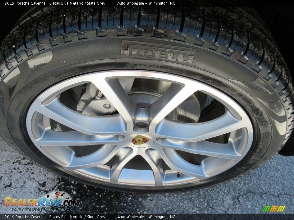 2019 Porsche Cayenne Biscay Blue Metallic / Slate Grey Photo #7