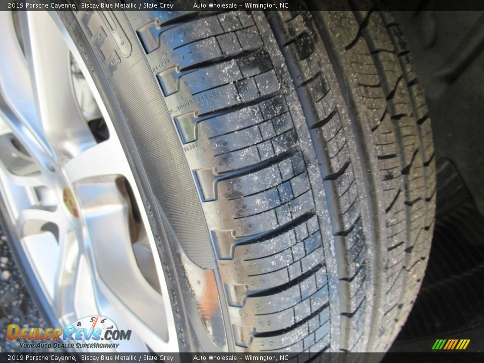 2019 Porsche Cayenne Biscay Blue Metallic / Slate Grey Photo #8