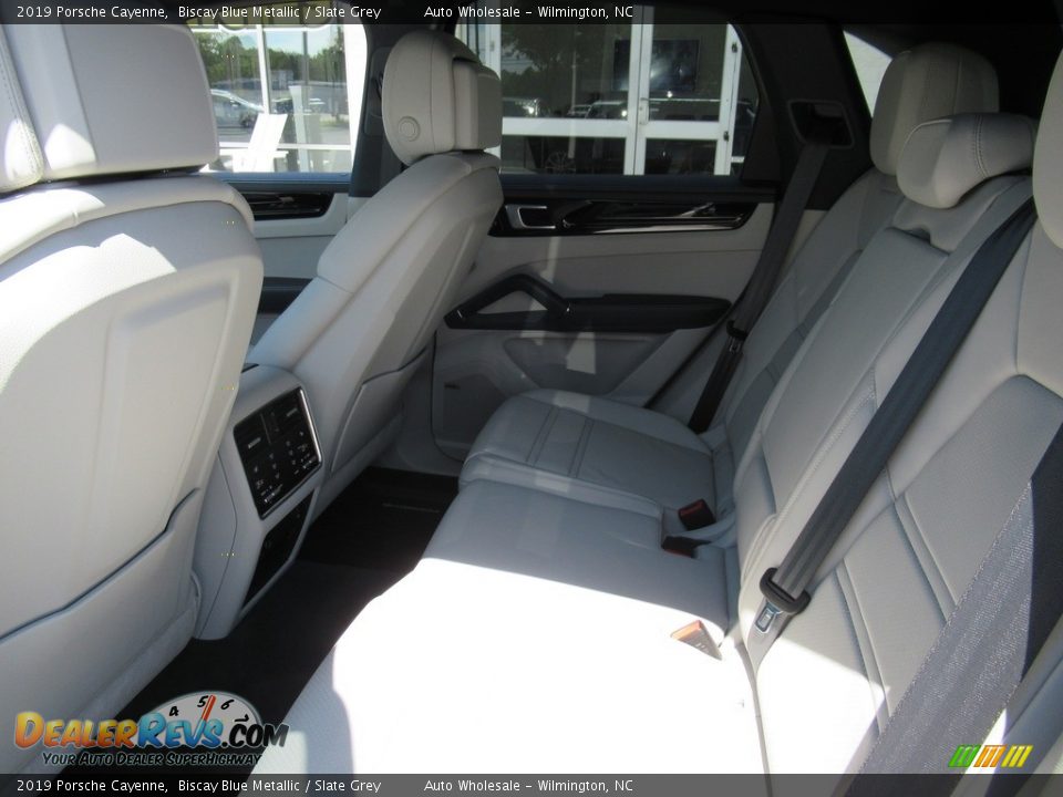2019 Porsche Cayenne Biscay Blue Metallic / Slate Grey Photo #12
