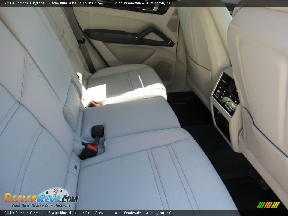 2019 Porsche Cayenne Biscay Blue Metallic / Slate Grey Photo #14
