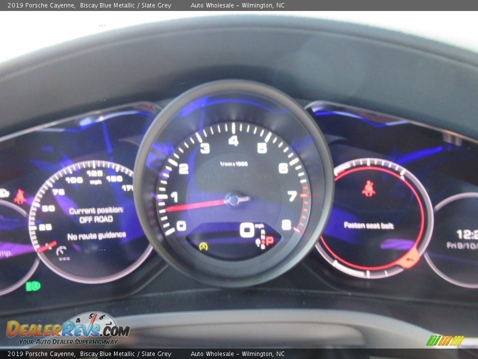 2019 Porsche Cayenne Biscay Blue Metallic / Slate Grey Photo #16