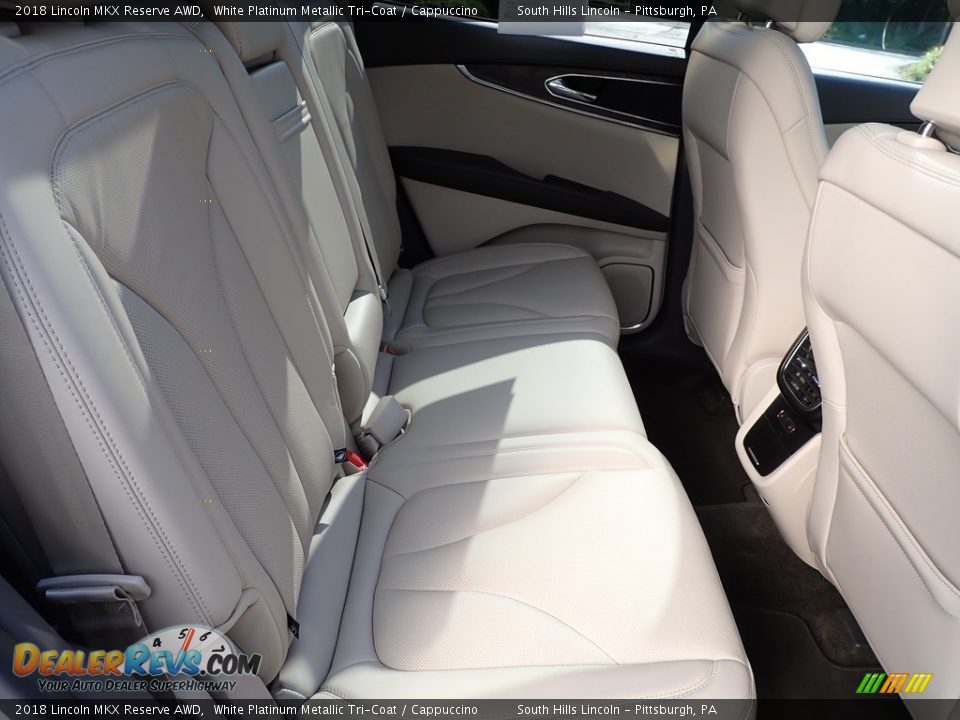 2018 Lincoln MKX Reserve AWD White Platinum Metallic Tri-Coat / Cappuccino Photo #14
