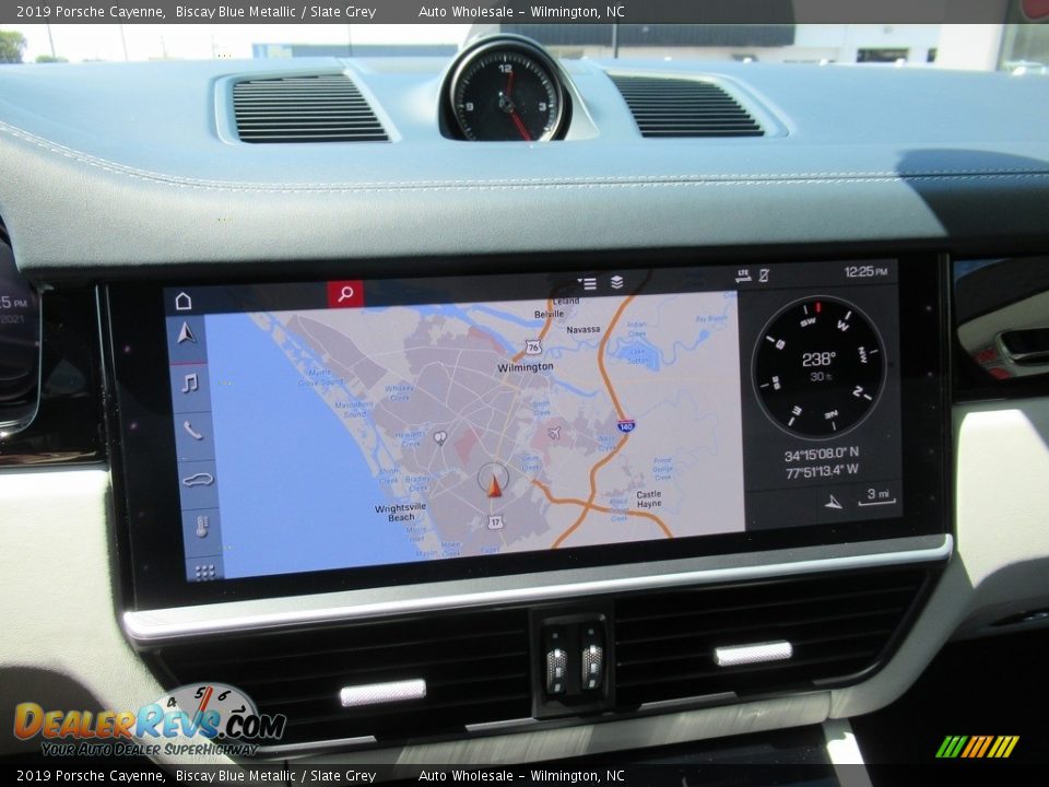 2019 Porsche Cayenne Biscay Blue Metallic / Slate Grey Photo #17