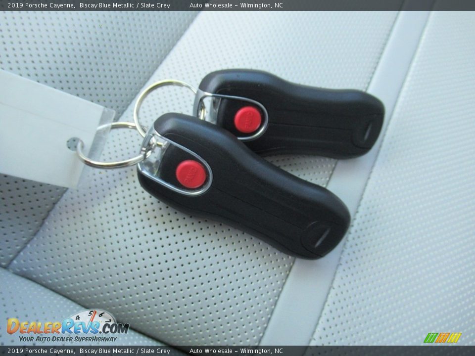 2019 Porsche Cayenne Biscay Blue Metallic / Slate Grey Photo #20