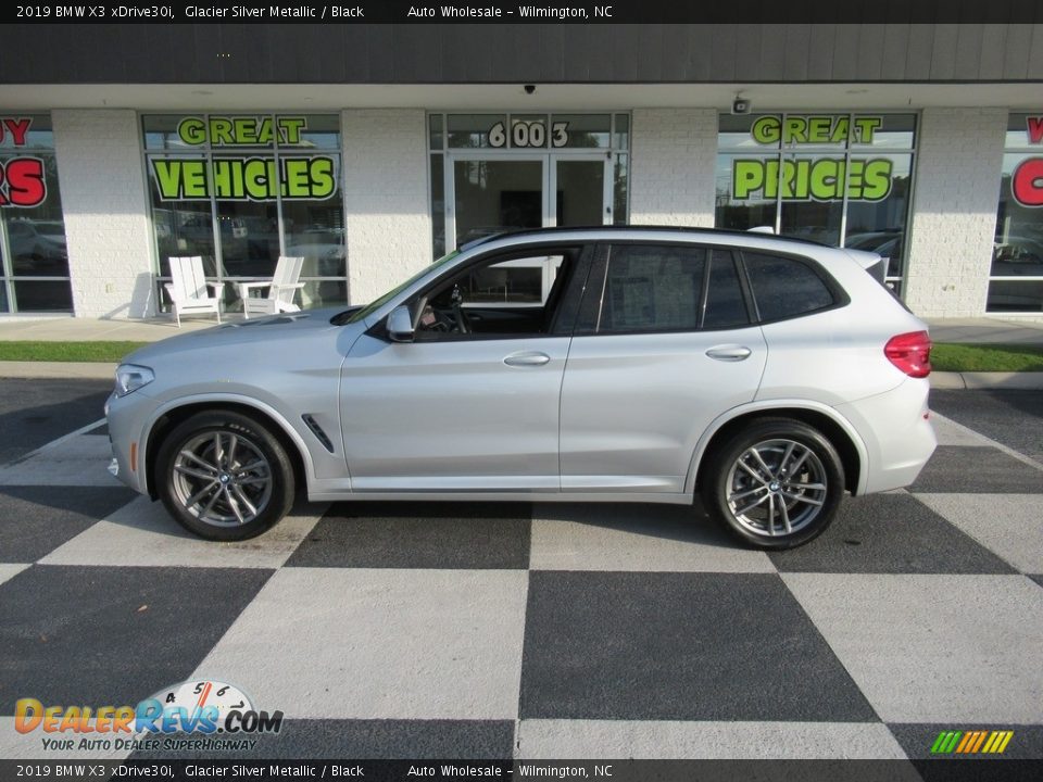 2019 BMW X3 xDrive30i Glacier Silver Metallic / Black Photo #1