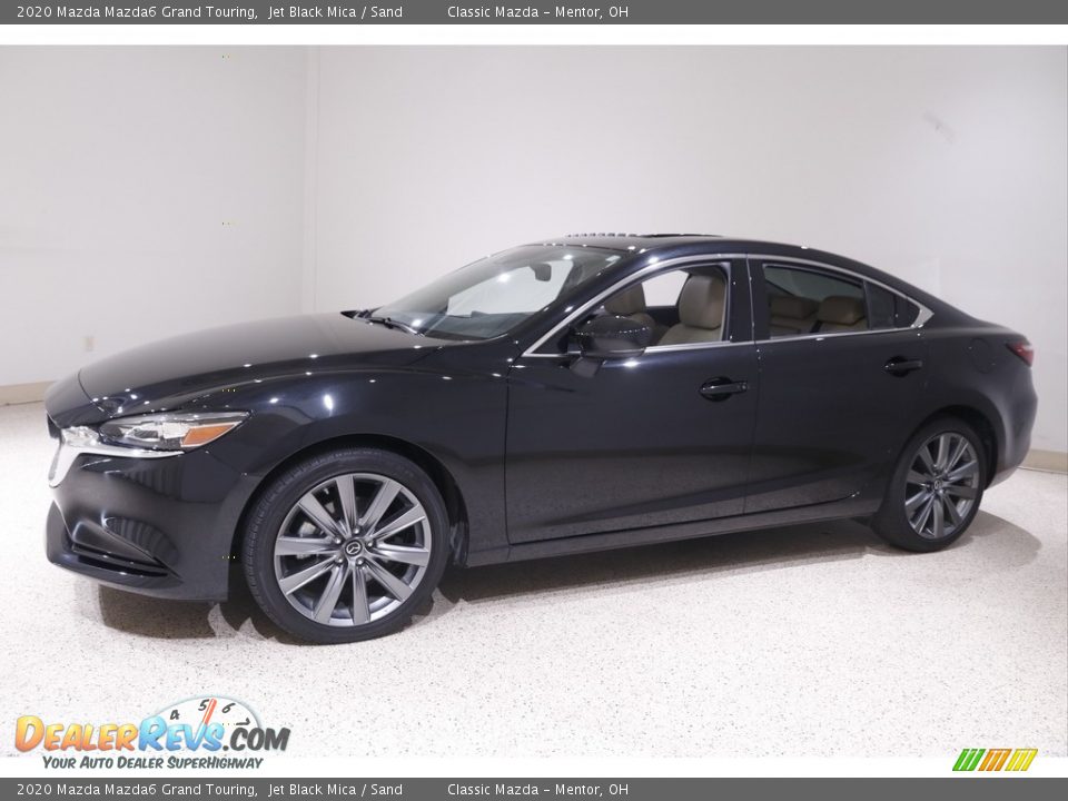 2020 Mazda Mazda6 Grand Touring Jet Black Mica / Sand Photo #3