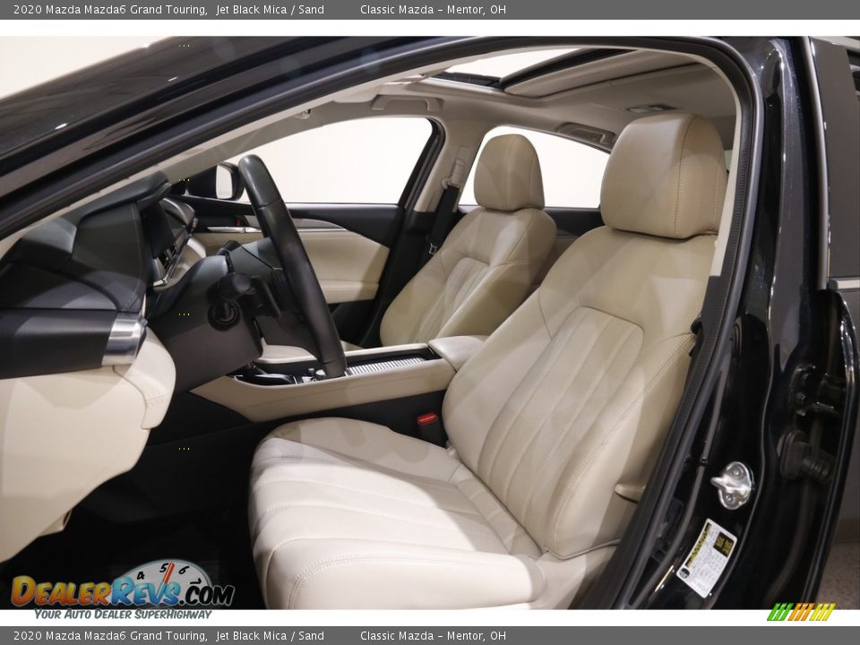2020 Mazda Mazda6 Grand Touring Jet Black Mica / Sand Photo #5