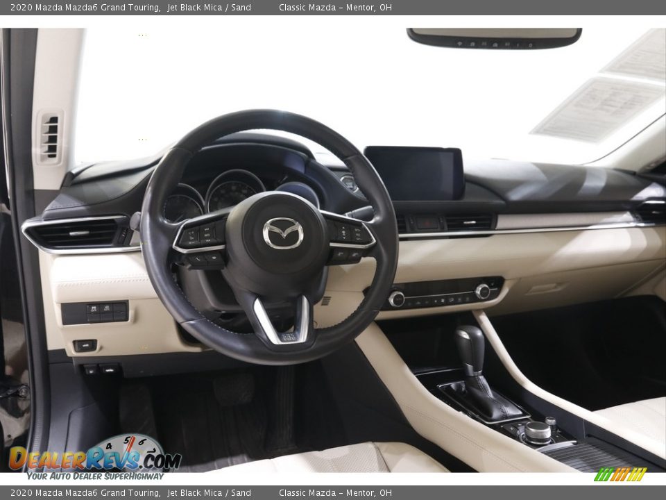 2020 Mazda Mazda6 Grand Touring Jet Black Mica / Sand Photo #6