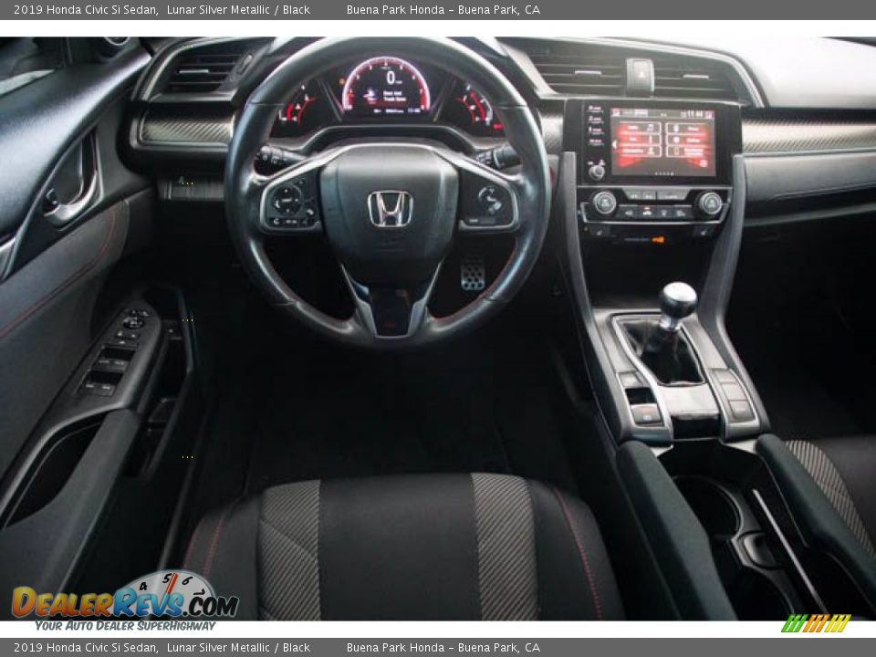 2019 Honda Civic Si Sedan Lunar Silver Metallic / Black Photo #5