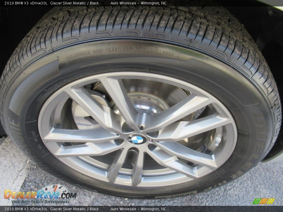 2019 BMW X3 xDrive30i Glacier Silver Metallic / Black Photo #7