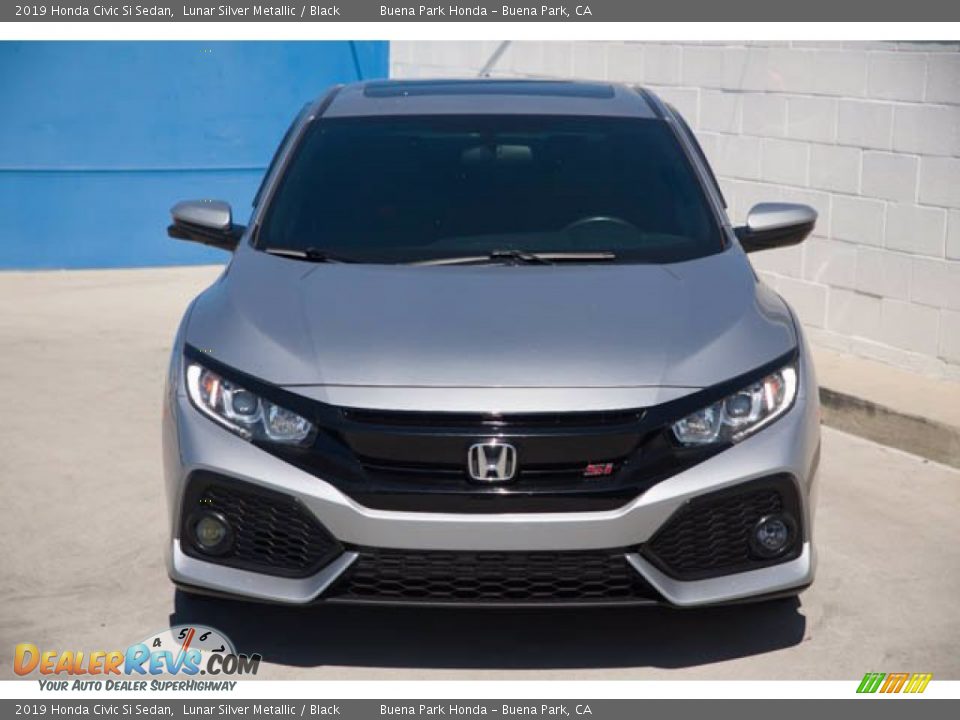 2019 Honda Civic Si Sedan Lunar Silver Metallic / Black Photo #7