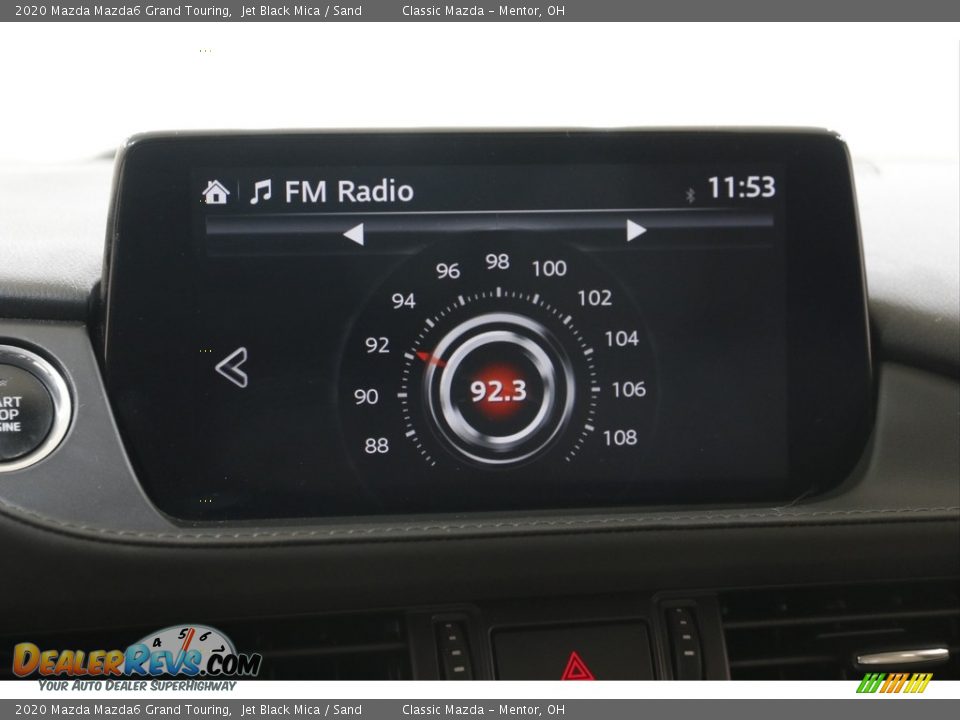 2020 Mazda Mazda6 Grand Touring Jet Black Mica / Sand Photo #10