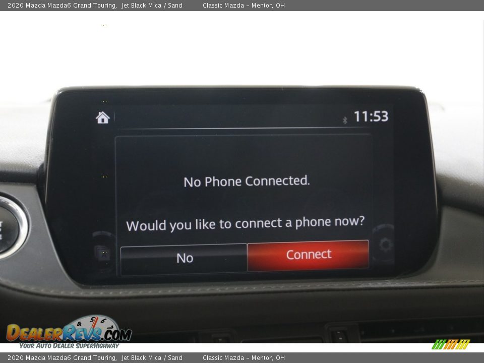 2020 Mazda Mazda6 Grand Touring Jet Black Mica / Sand Photo #11