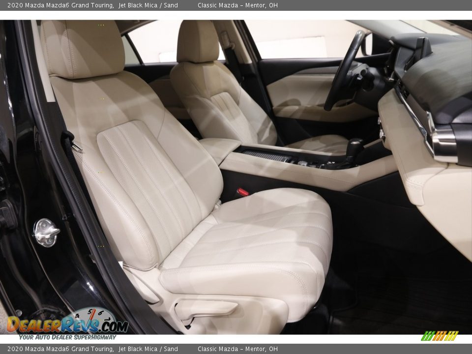 2020 Mazda Mazda6 Grand Touring Jet Black Mica / Sand Photo #14