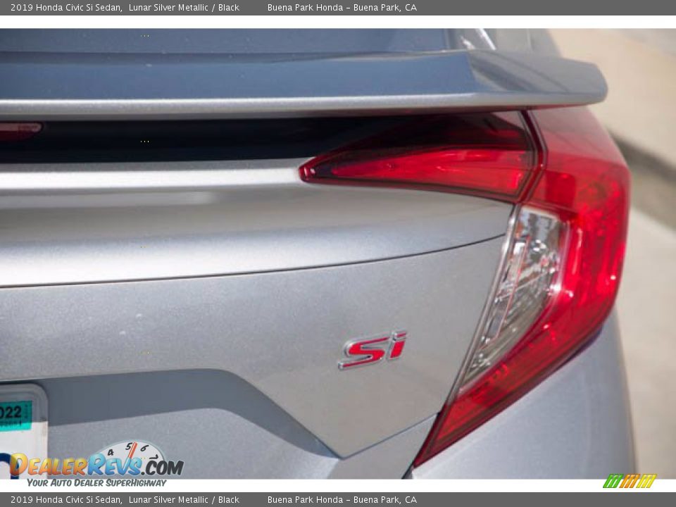 2019 Honda Civic Si Sedan Lunar Silver Metallic / Black Photo #11