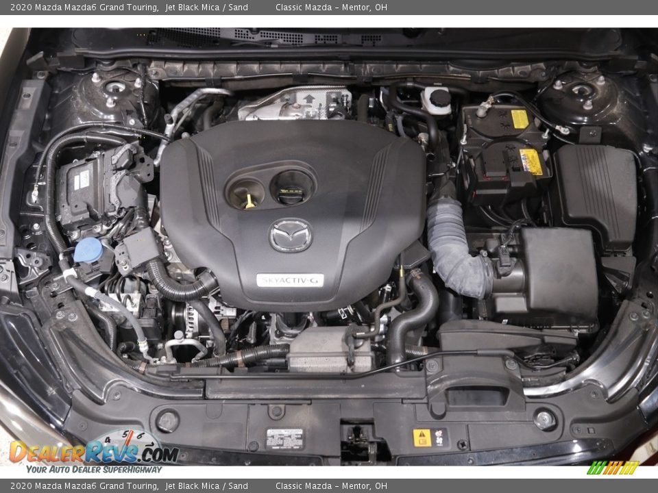 2020 Mazda Mazda6 Grand Touring Jet Black Mica / Sand Photo #18