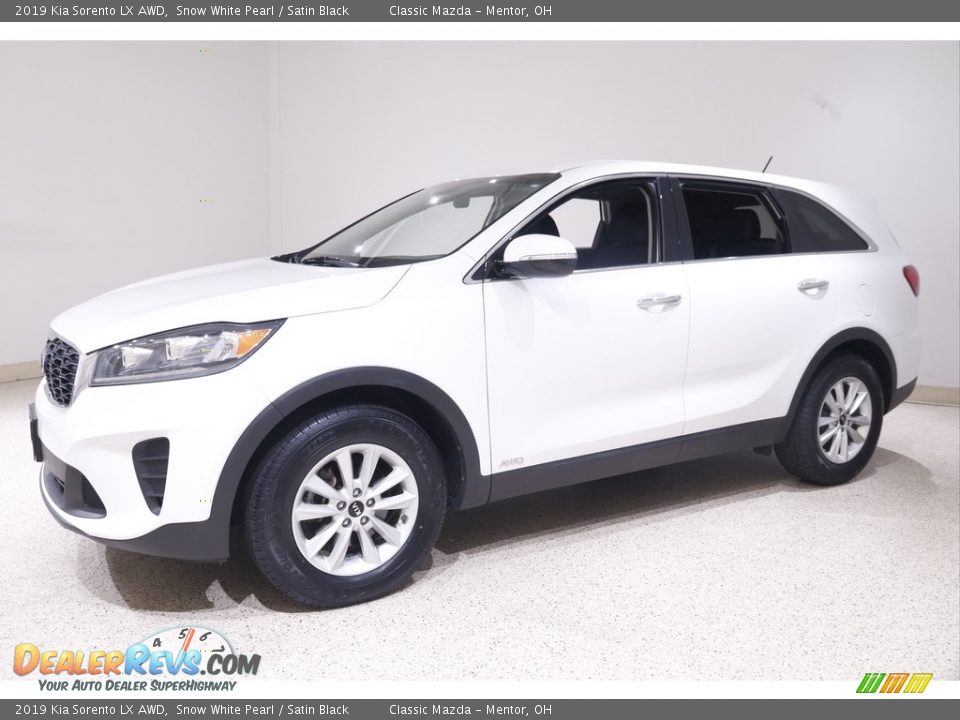 2019 Kia Sorento LX AWD Snow White Pearl / Satin Black Photo #3