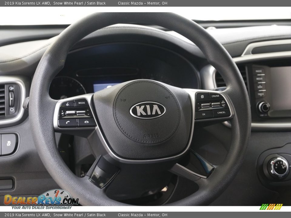 2019 Kia Sorento LX AWD Snow White Pearl / Satin Black Photo #7